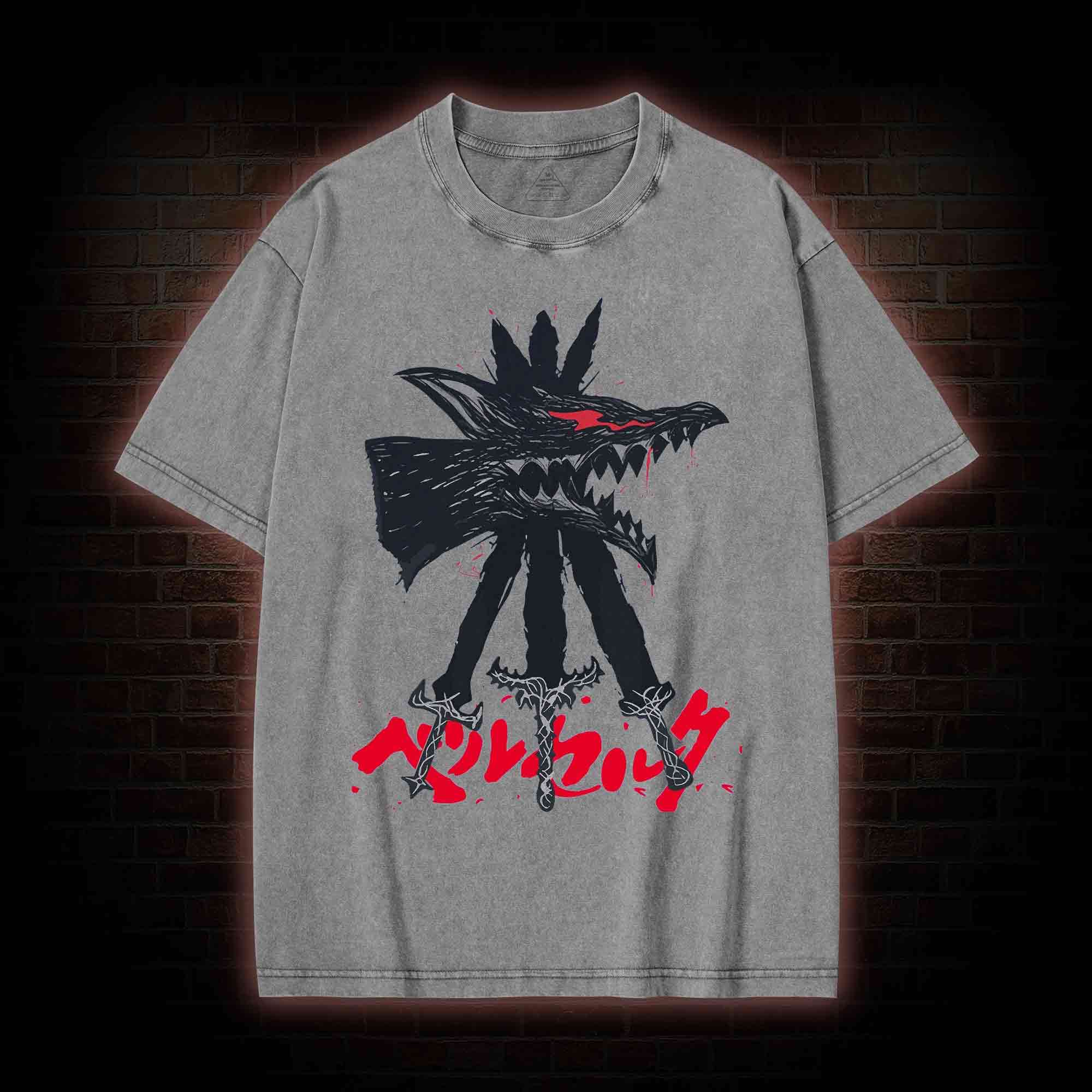 Give Yourself up to the Beast Washed T-shirt