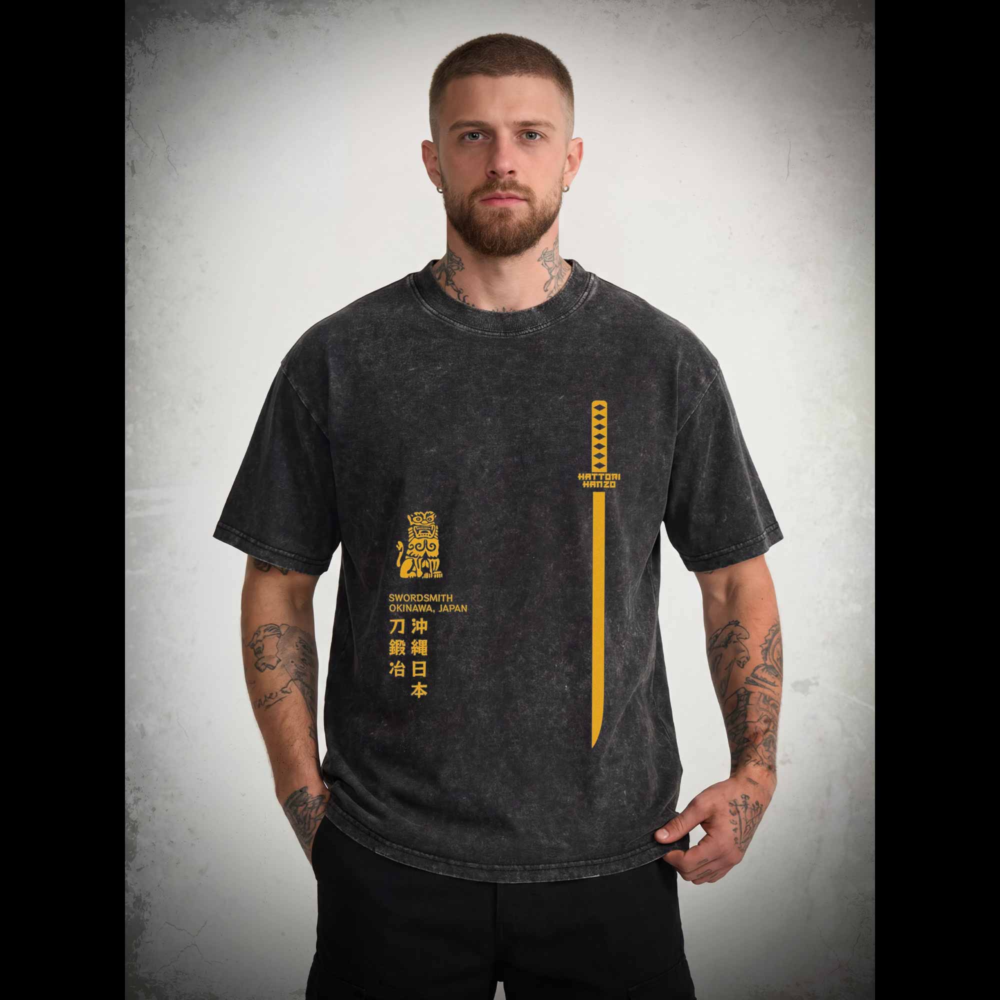 Revenge is Never A Straight Line Washed T-shirt