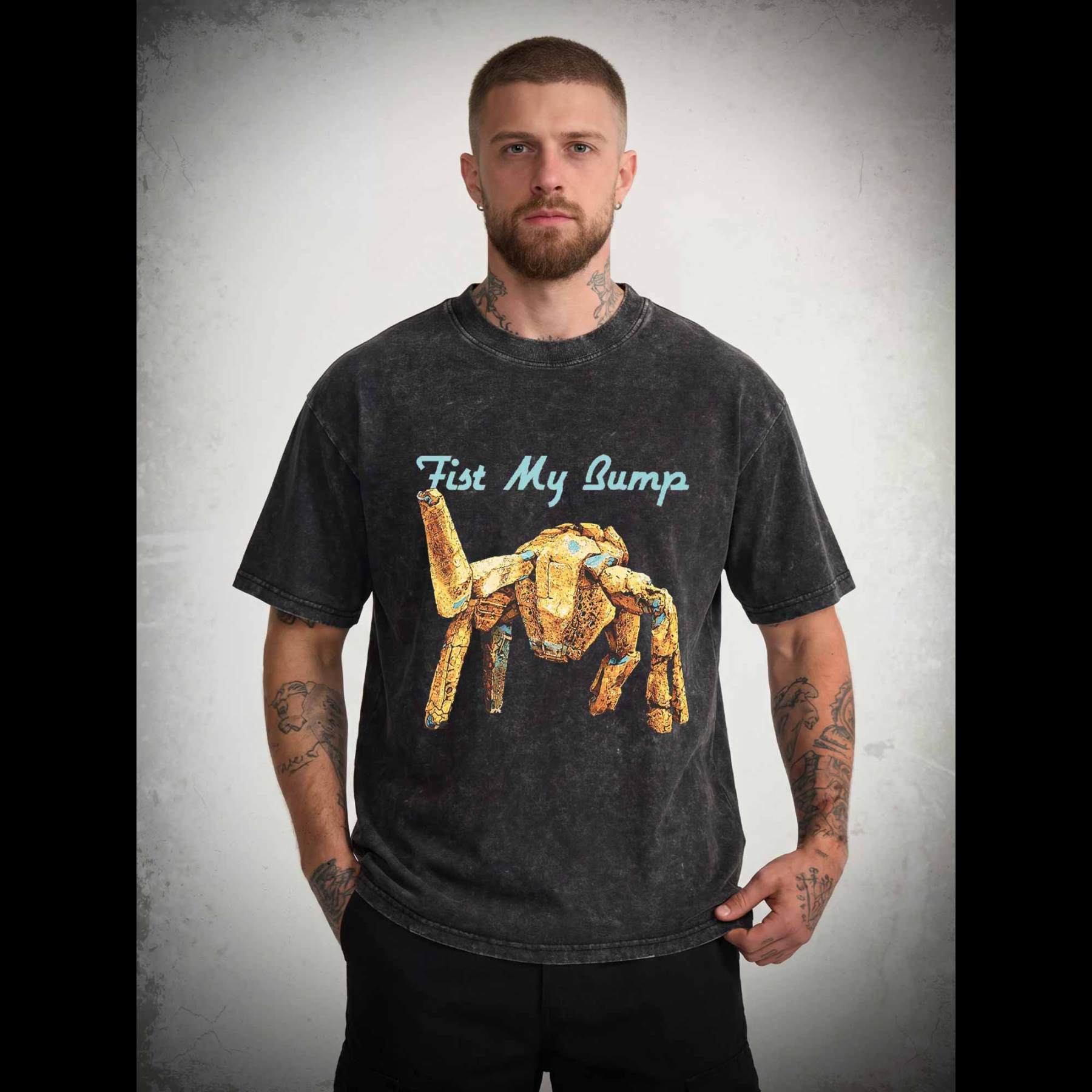 Fist My Bump Washed T-shirt