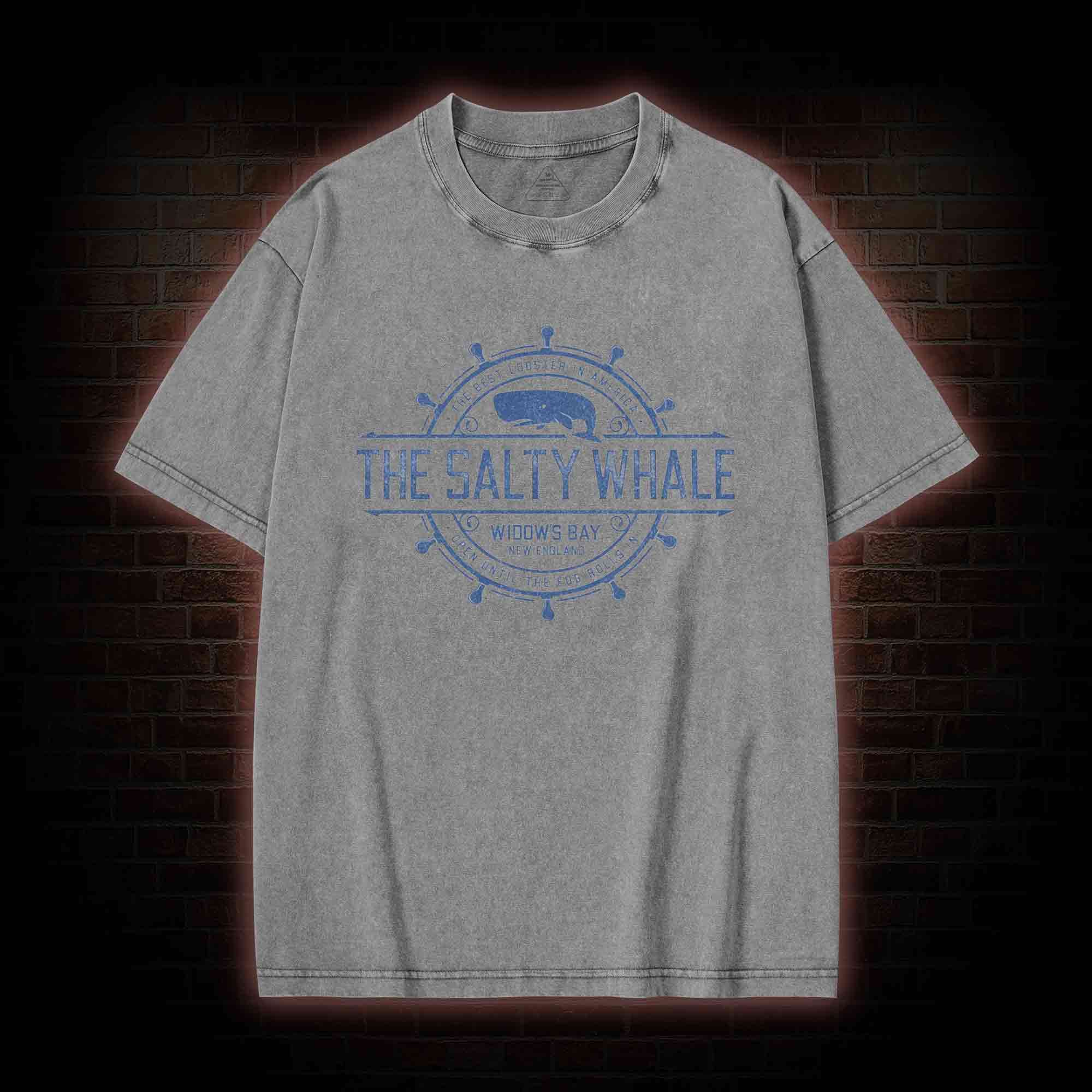 The Salty Whale Washed T-shirt