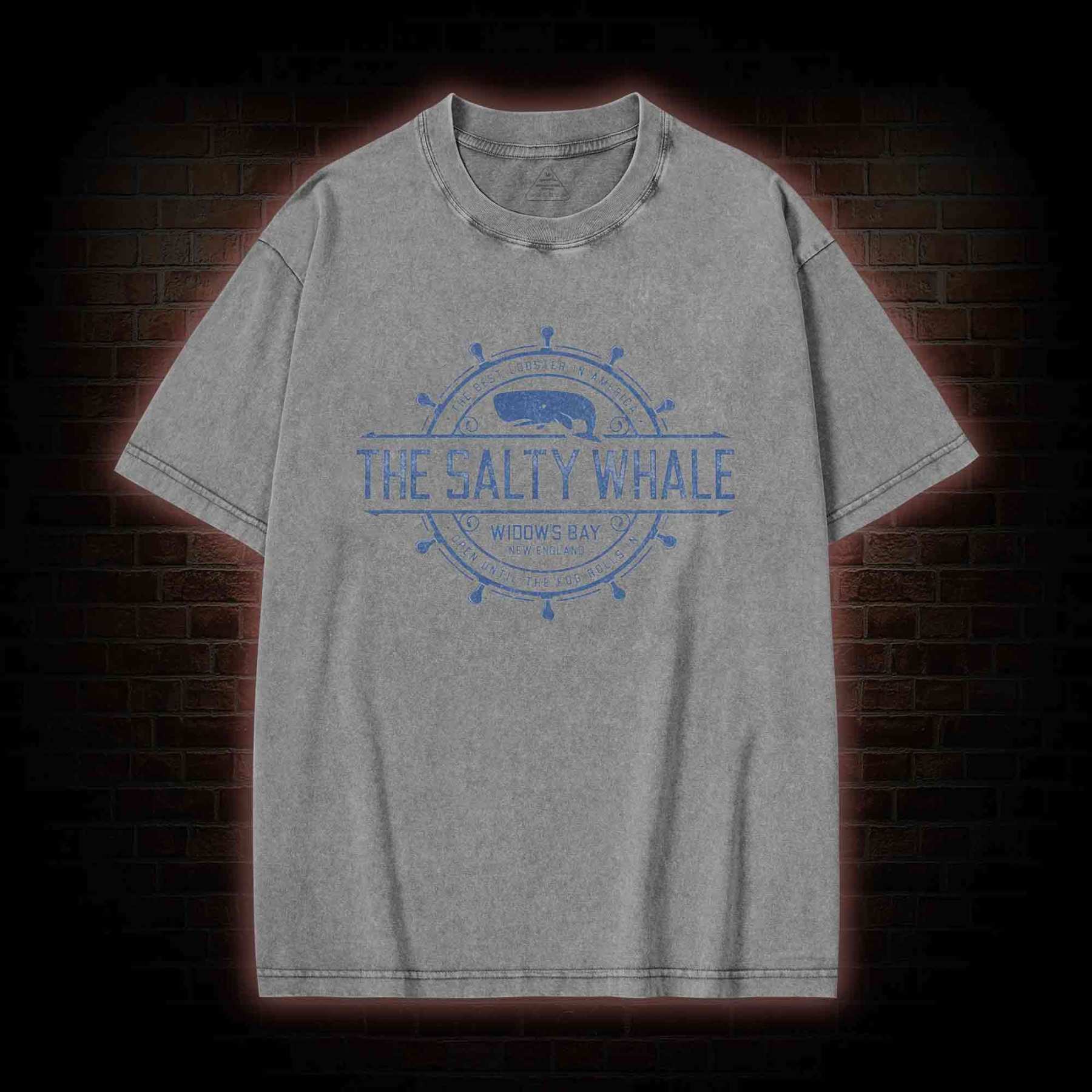 The Salty Whale Washed T-shirt