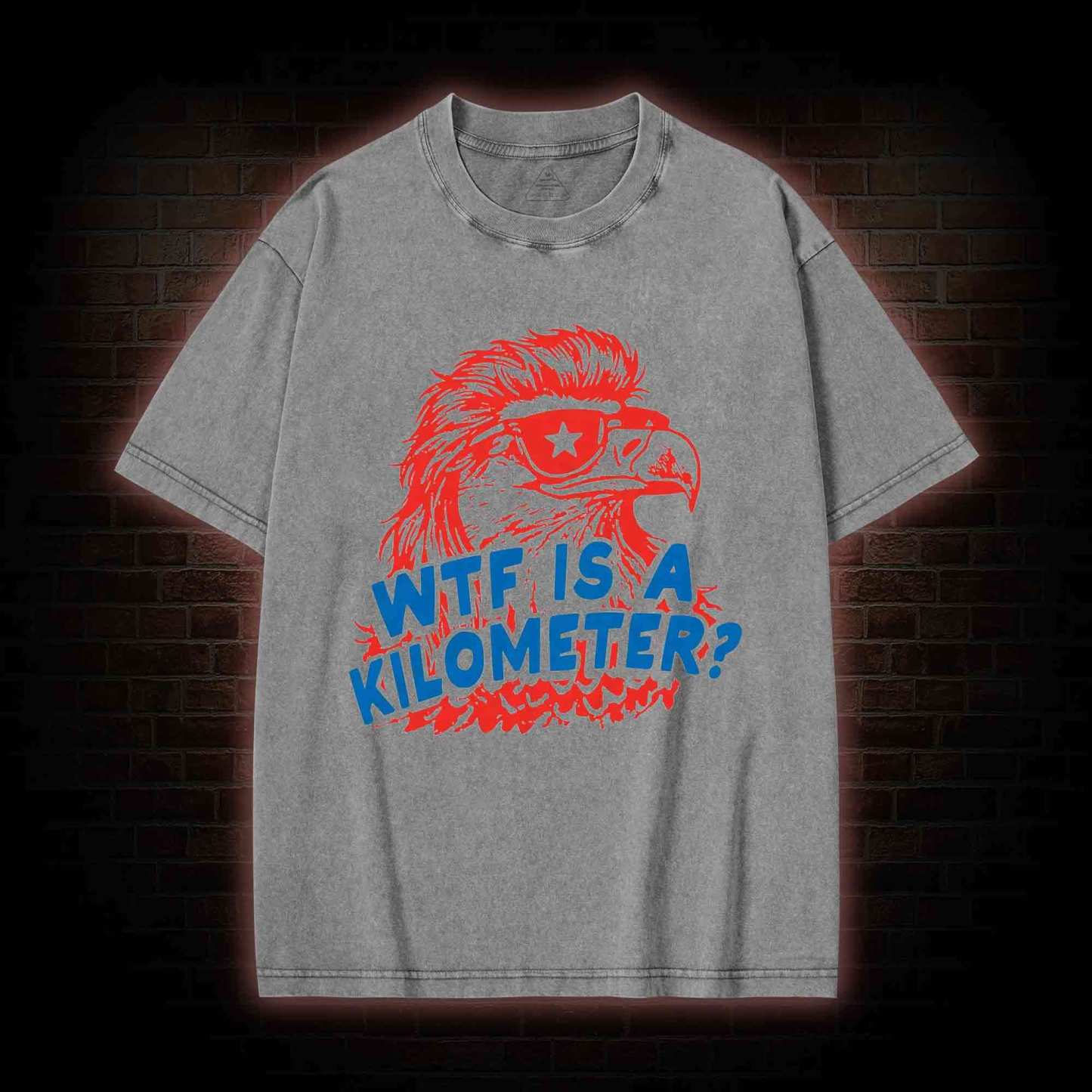 WTF is A Kilometer Washed T-shirt