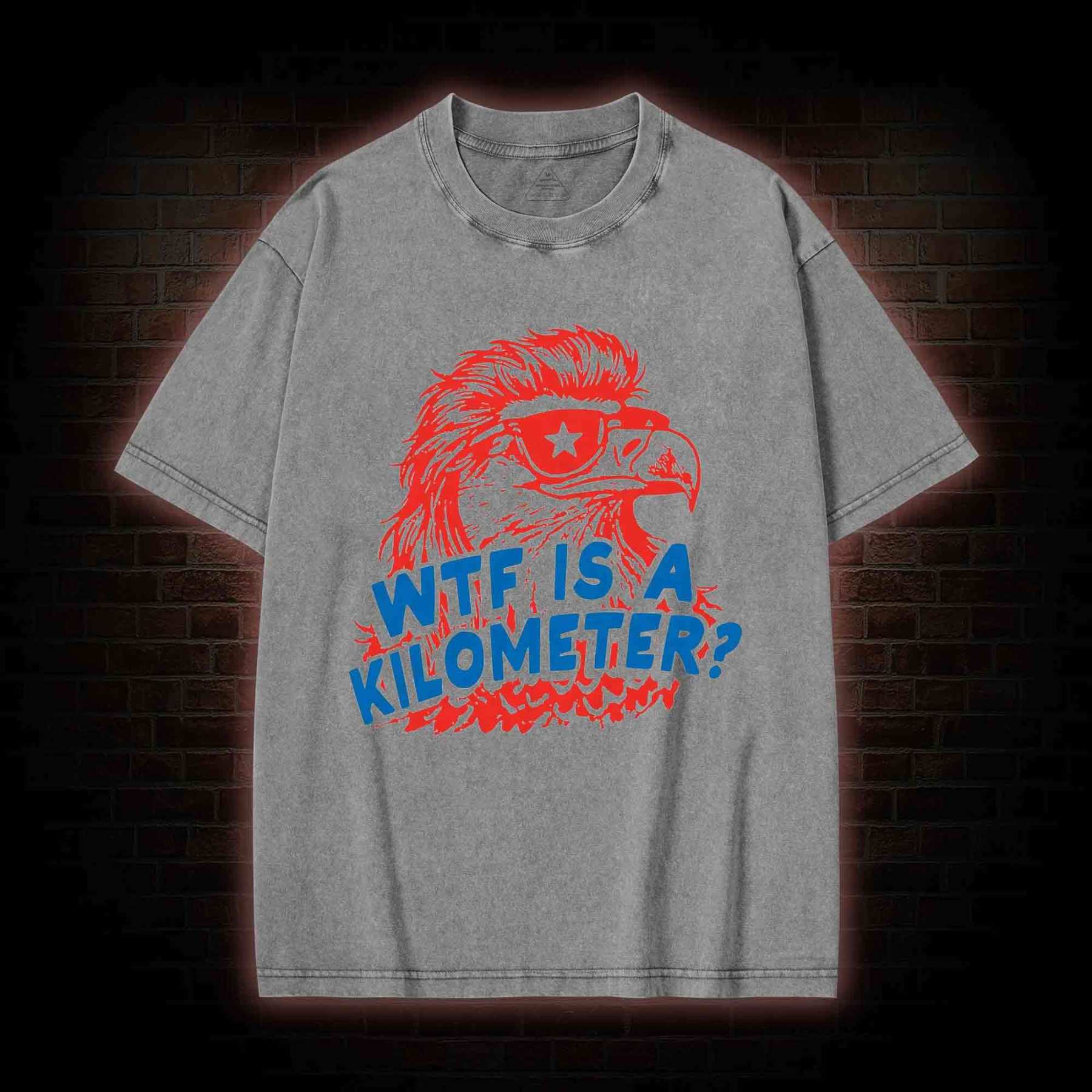 WTF is A Kilometer Washed T-shirt
