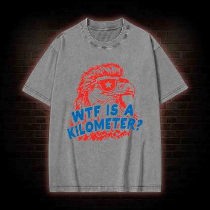 WTF is A Kilometer Washed T-shirt