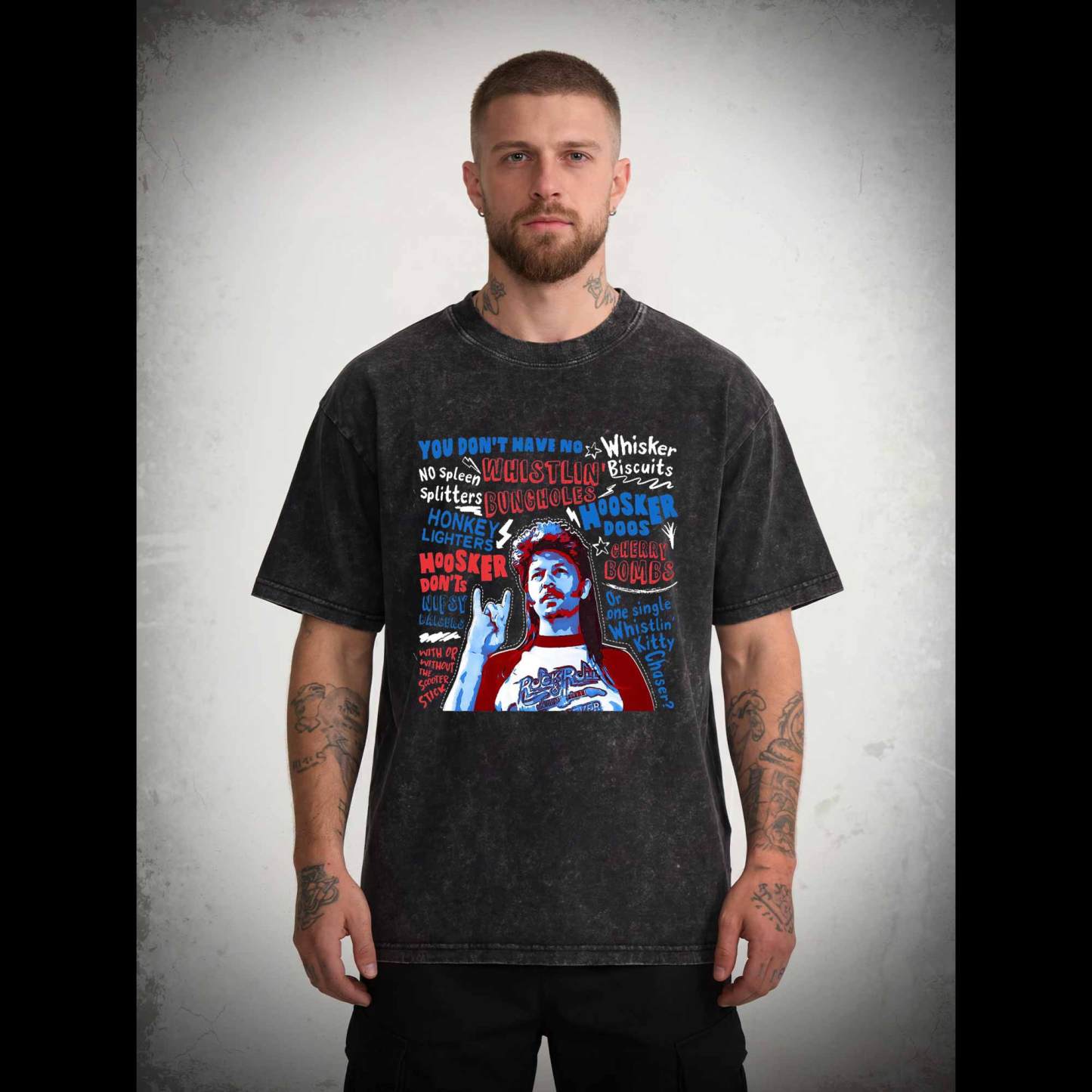 Whistling Bungholes Washed T-shirt