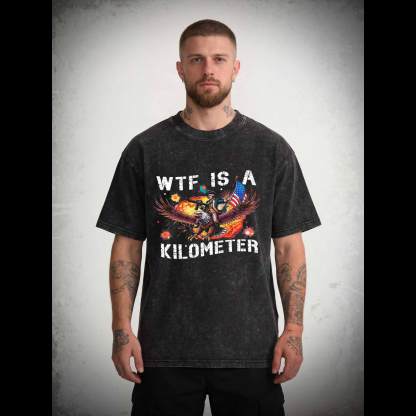WTF is A Kilometer Washed T-shirt