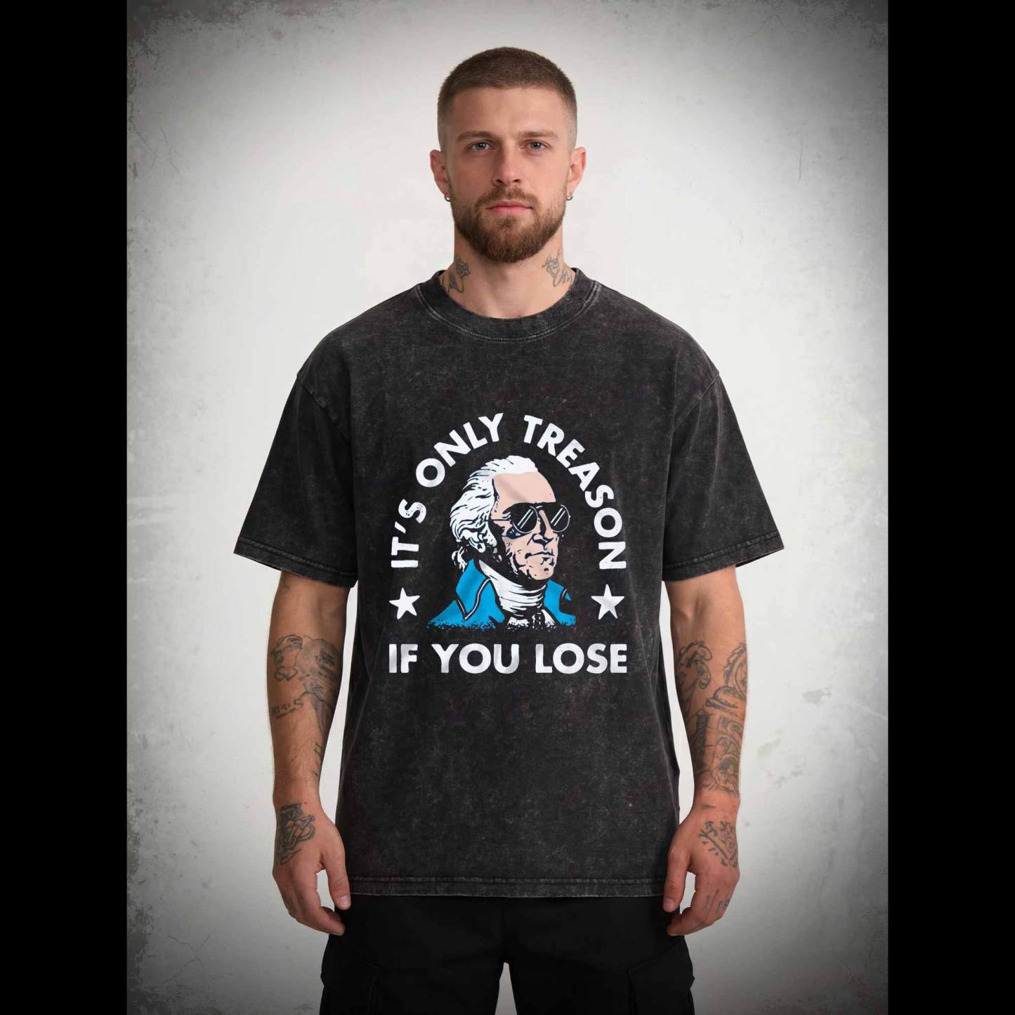 It's Only Treason If You Lose Washed T-shirt