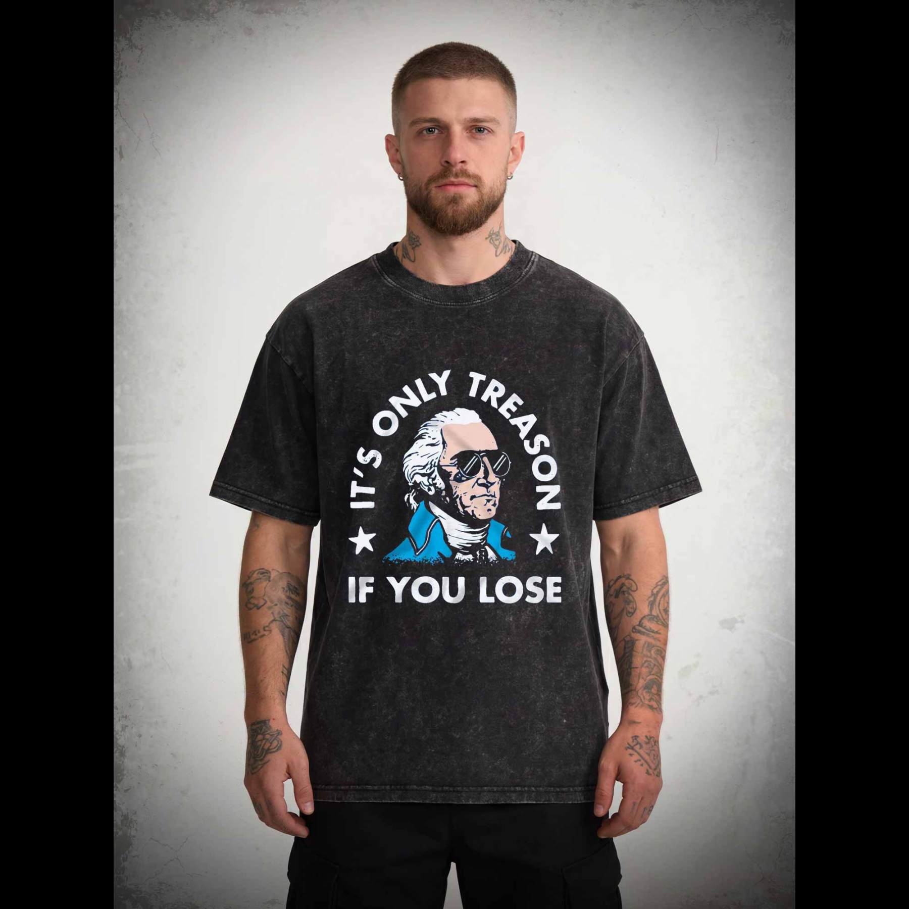 It's Only Treason If You Lose Washed T-shirt