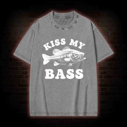 Kiss My Bass Washed T-shirt