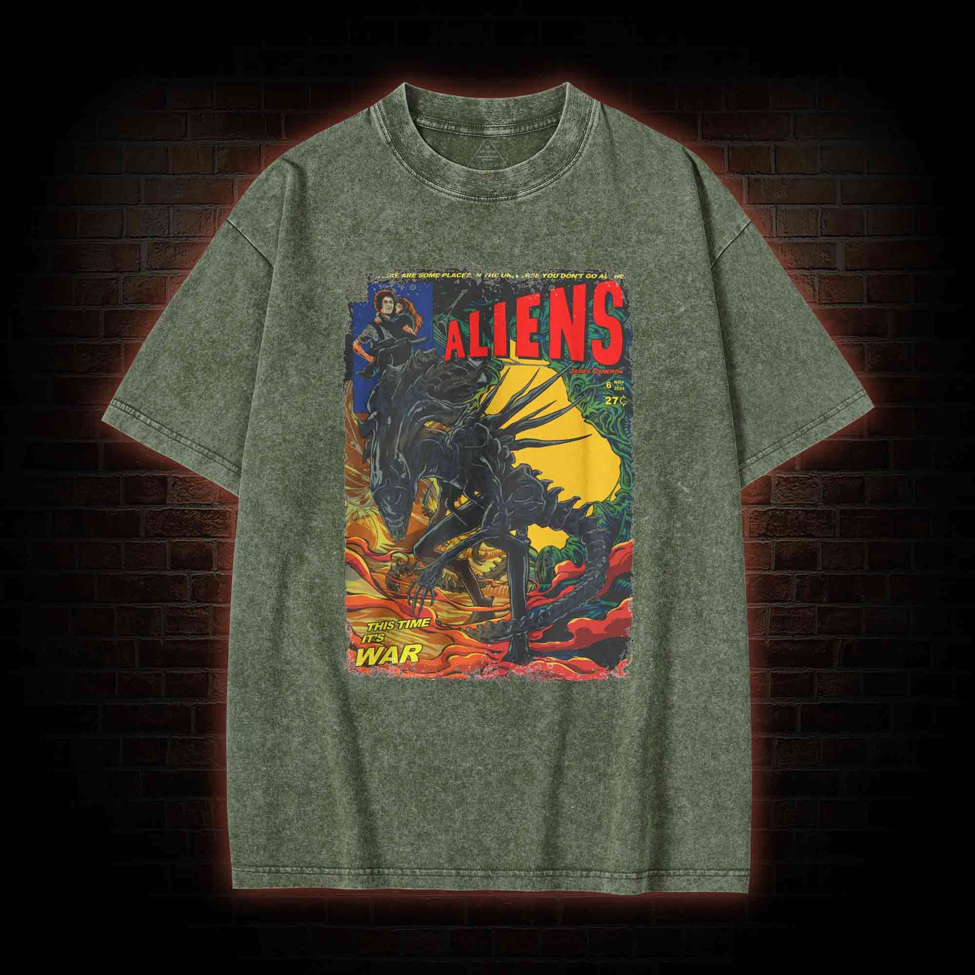 This Time it's War Washed T-shirt