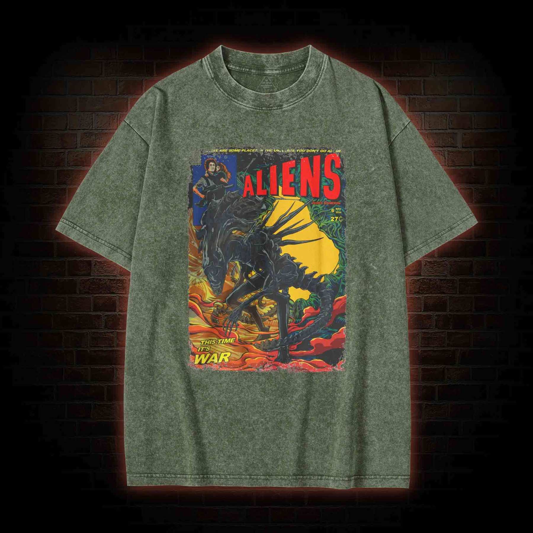 This Time it's War Washed T-shirt