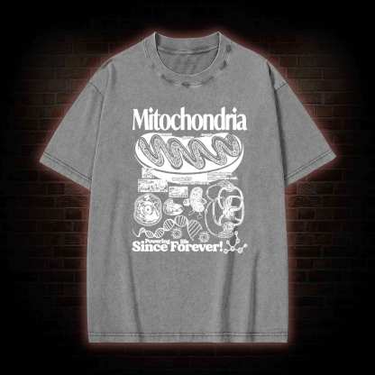 Mitochondria Washed T-shirt