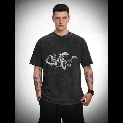 Octopus Washed T-shirt