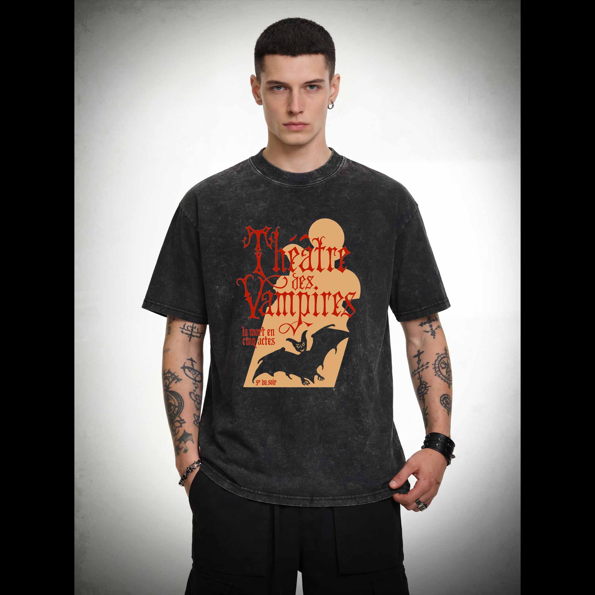 Vampires are Pranksters Washed T-shirt