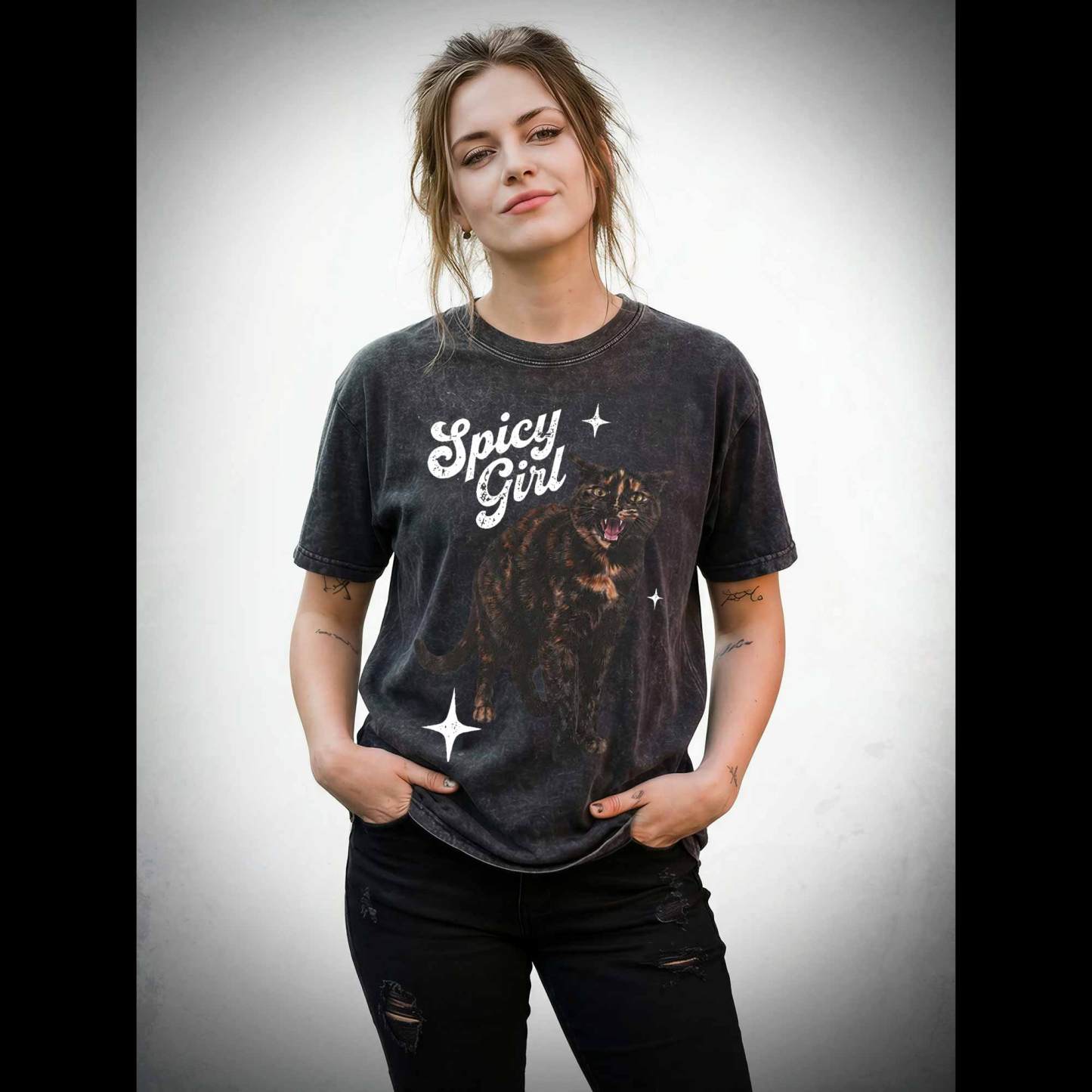 Spicy Girl Washed T-shirt