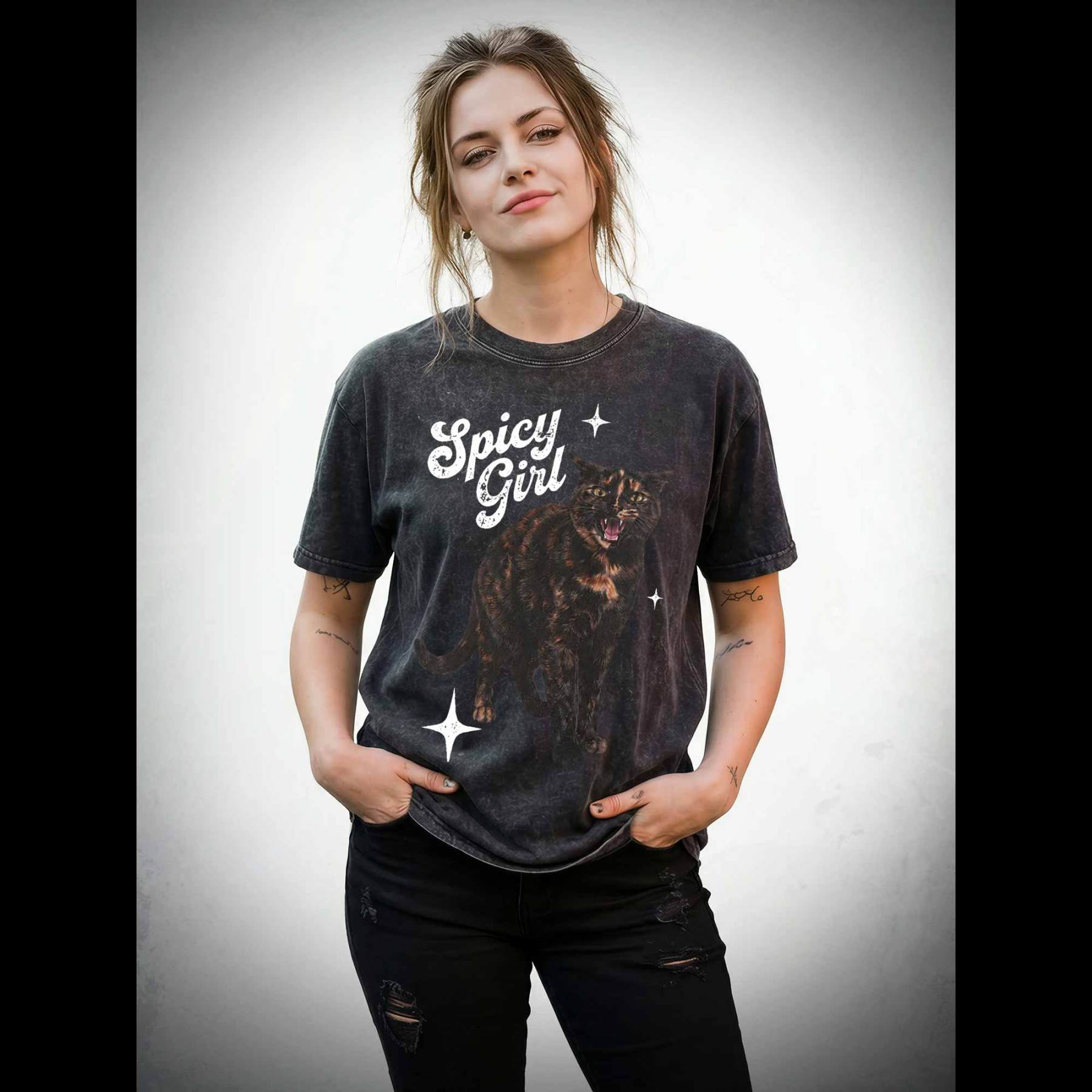Spicy Girl Washed T-shirt