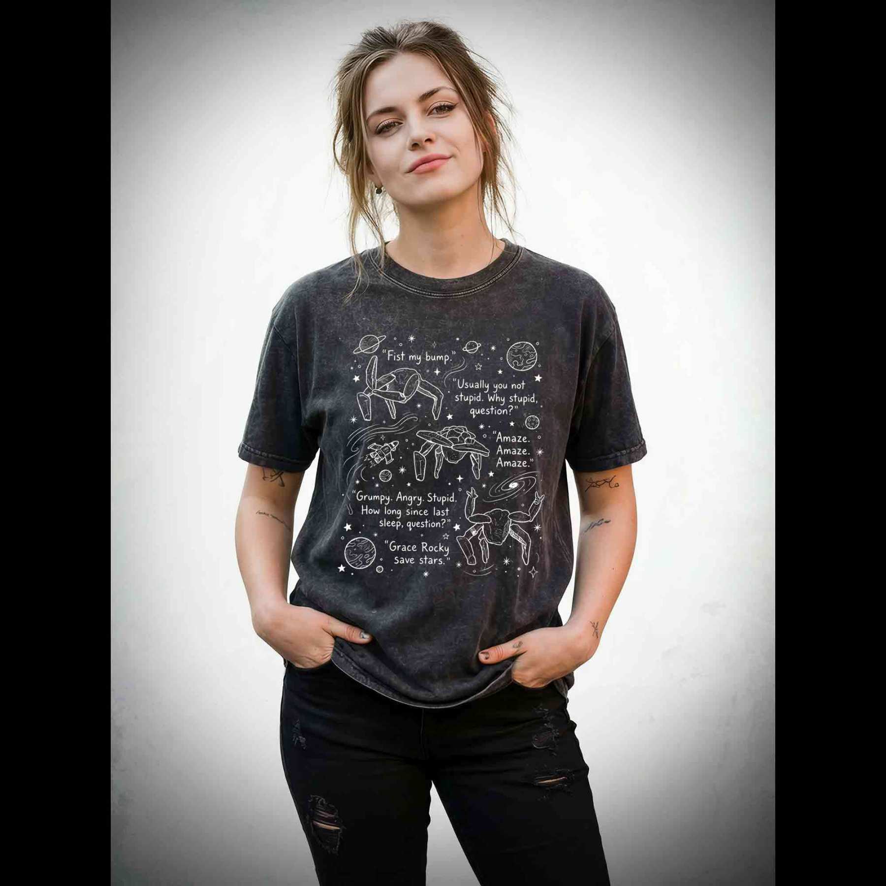 Fist My Bump Washed T-shirt