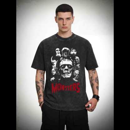 Monsters Washed T-shirt