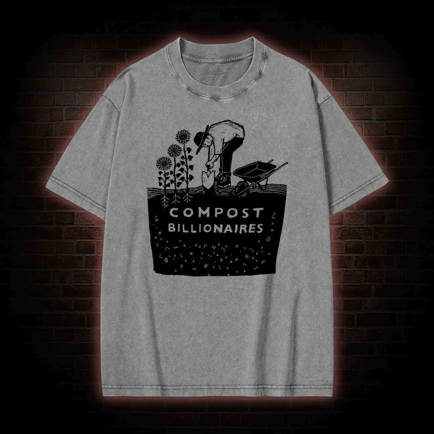 Compost Billionaires Washed T-shirt