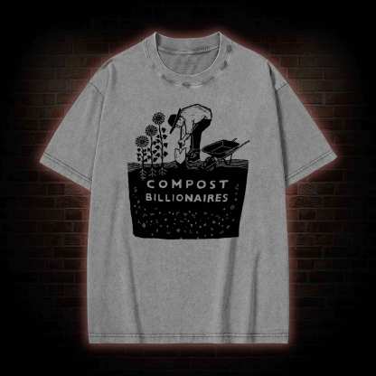 Compost Billionaires Washed T-shirt