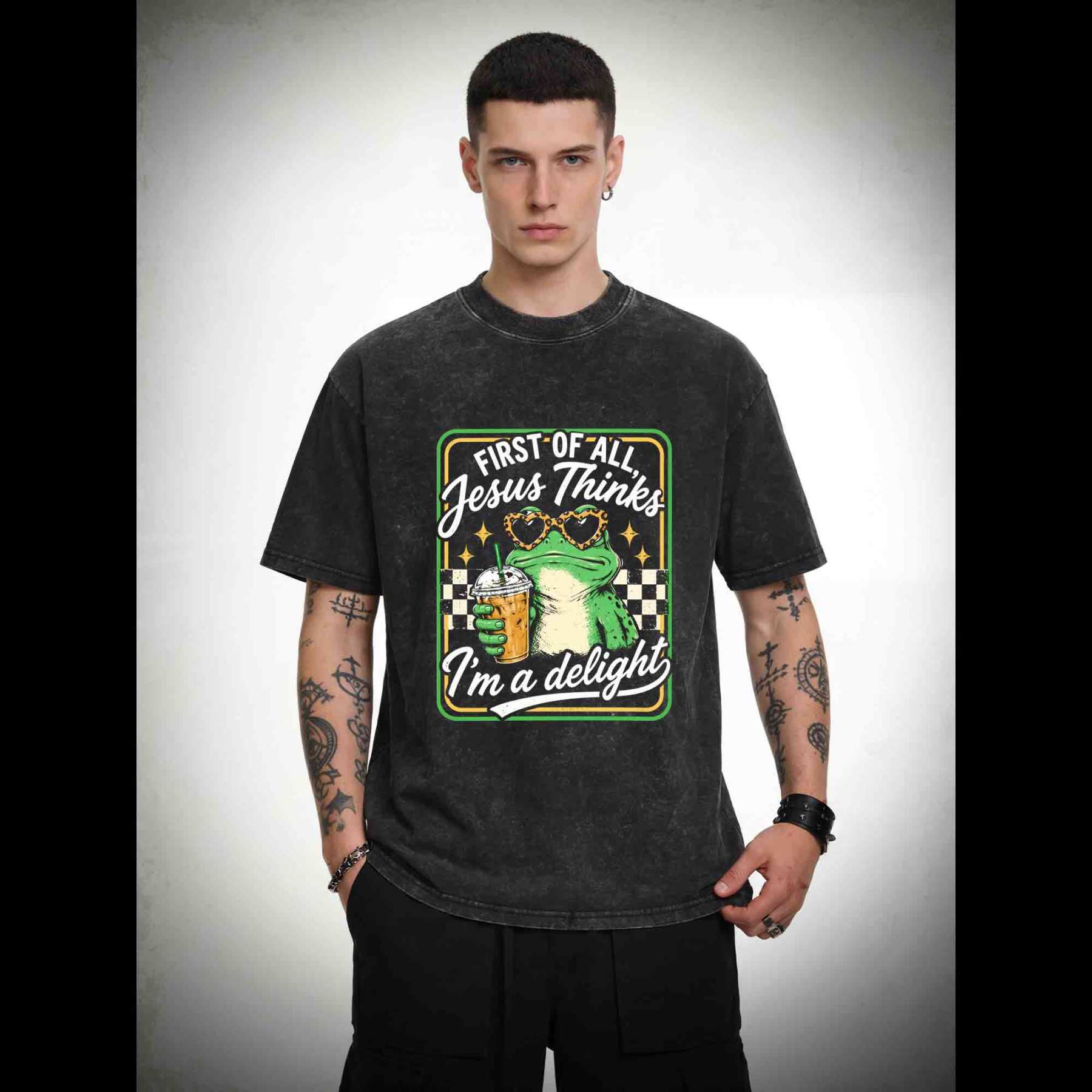 Jesus Thinks I'm a Delight Washed T-shirt