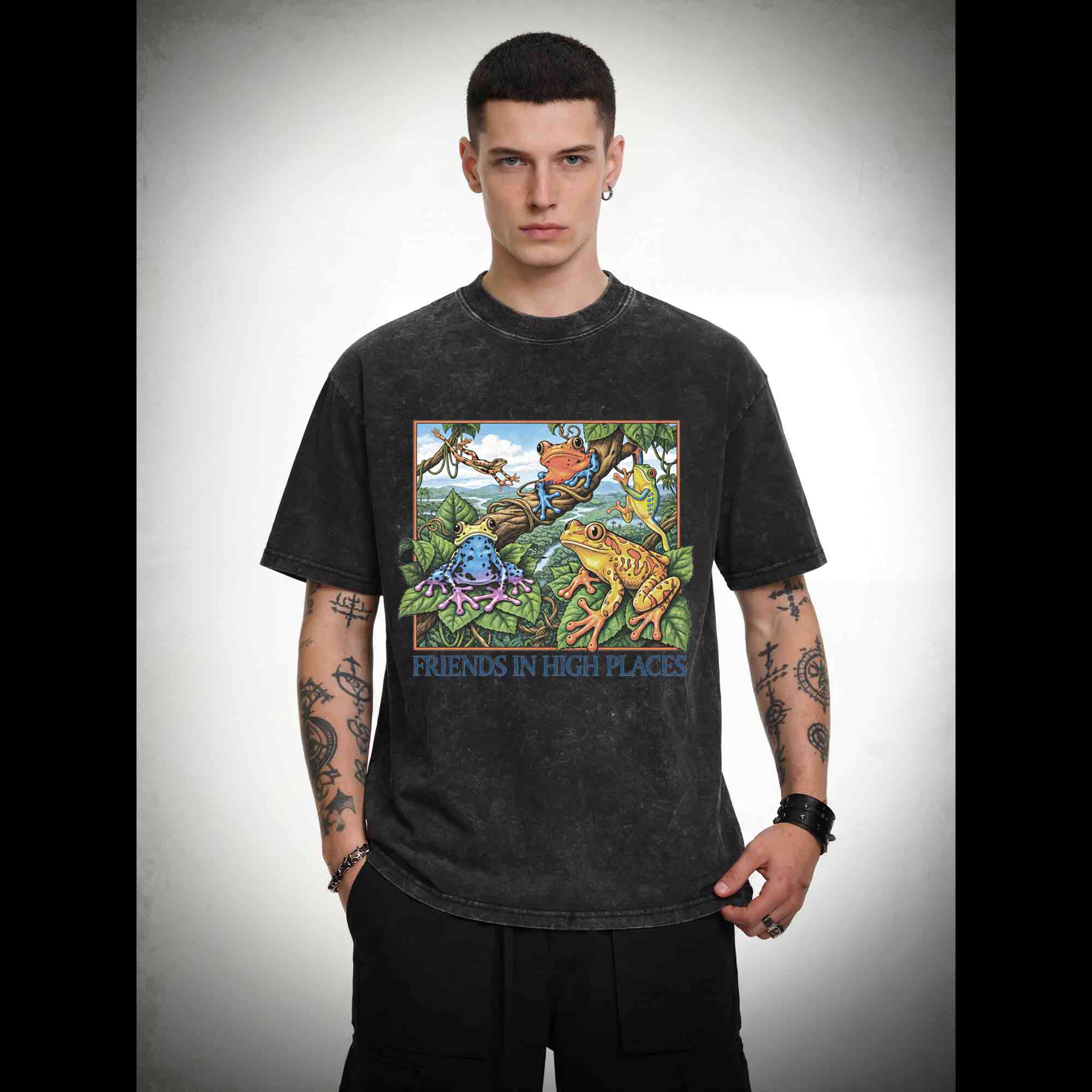 Friends in High Places Washed T-shirt
