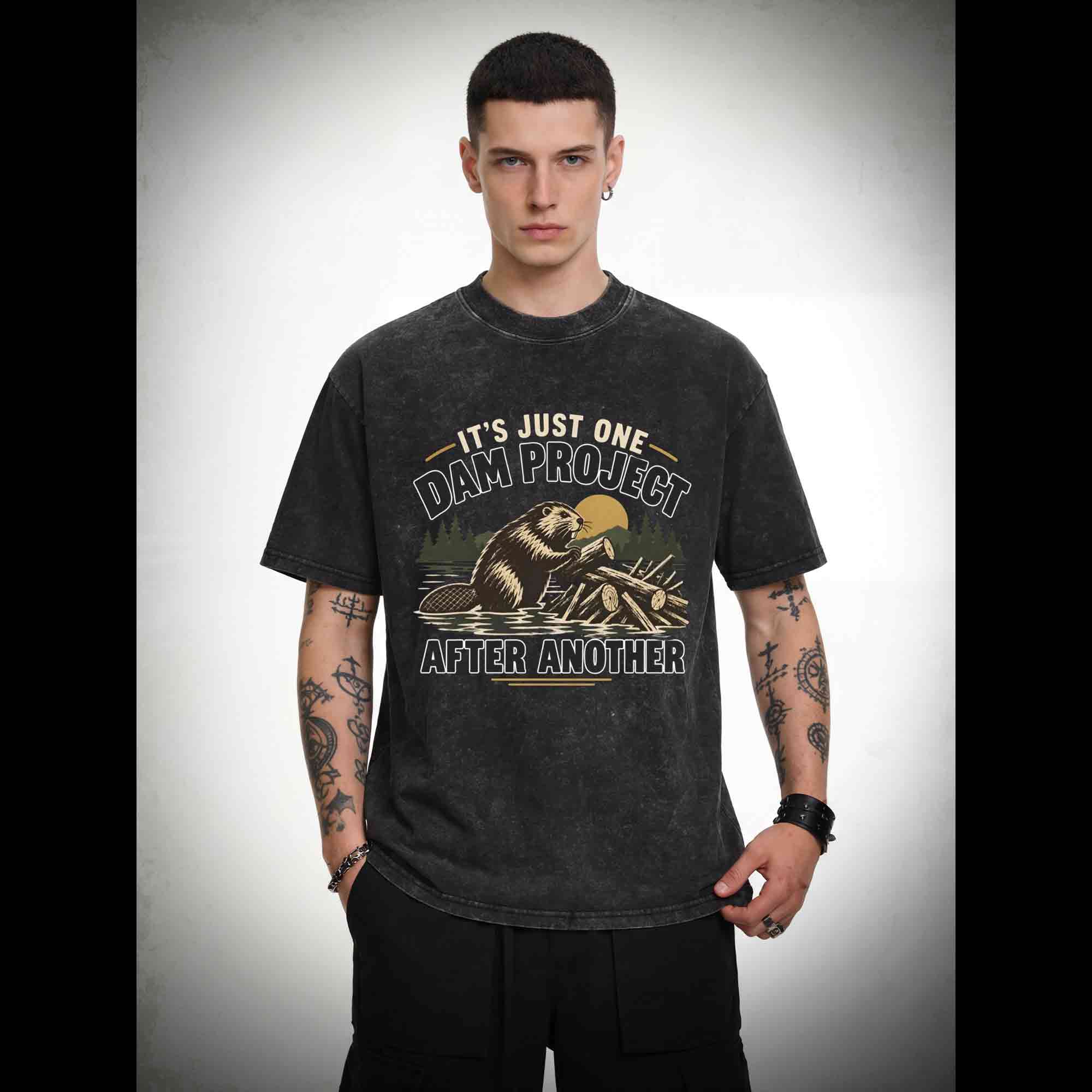 One Dam Project After Another Washed T-shirt