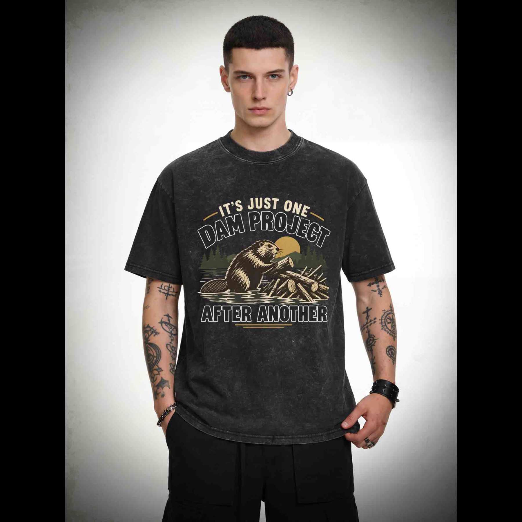 One Dam Project After Another Washed T-shirt