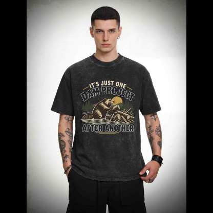 One Dam Project After Another Washed T-shirt