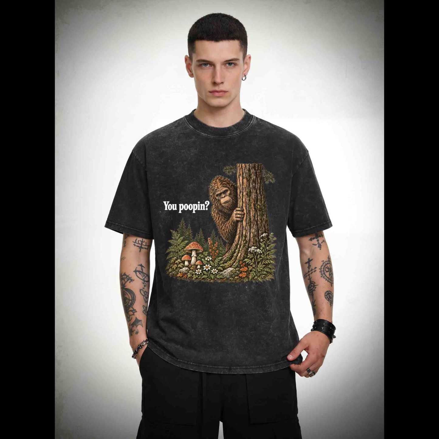 You Poopin Washed T-shirt