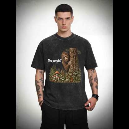 You Poopin Washed T-shirt