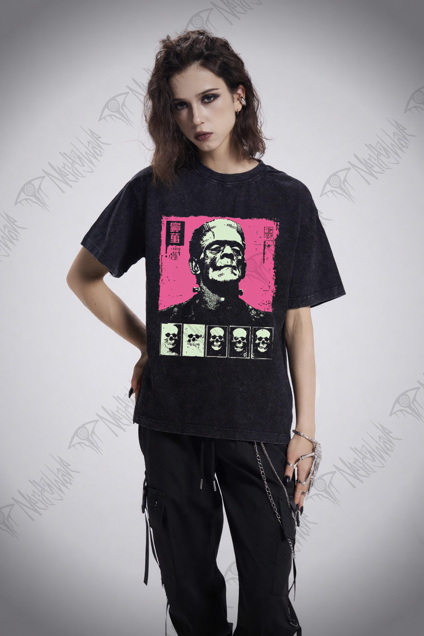 The Man Who Made a Monster Washed T-shirt