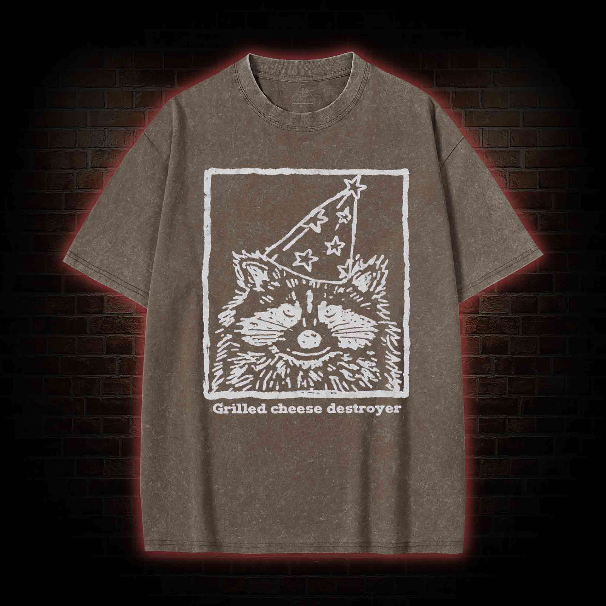Grilled Cheese Destroyer Washed T-shirt