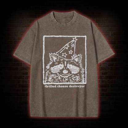 Grilled Cheese Destroyer Washed T-shirt