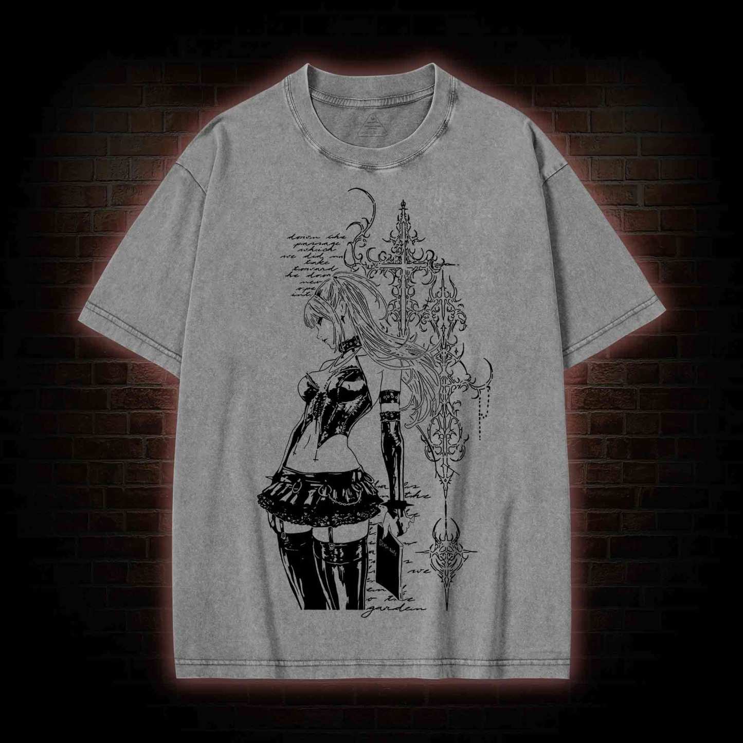 Aspire to Life Goals Washed T-shirt