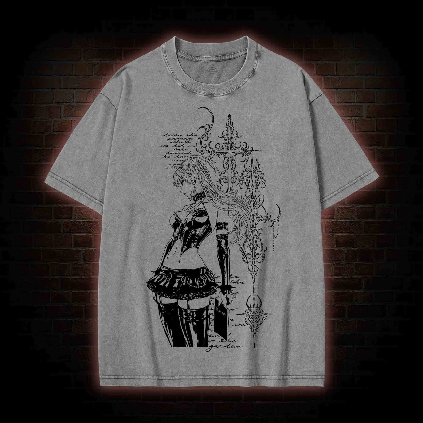 Aspire to Life Goals Washed T-shirt