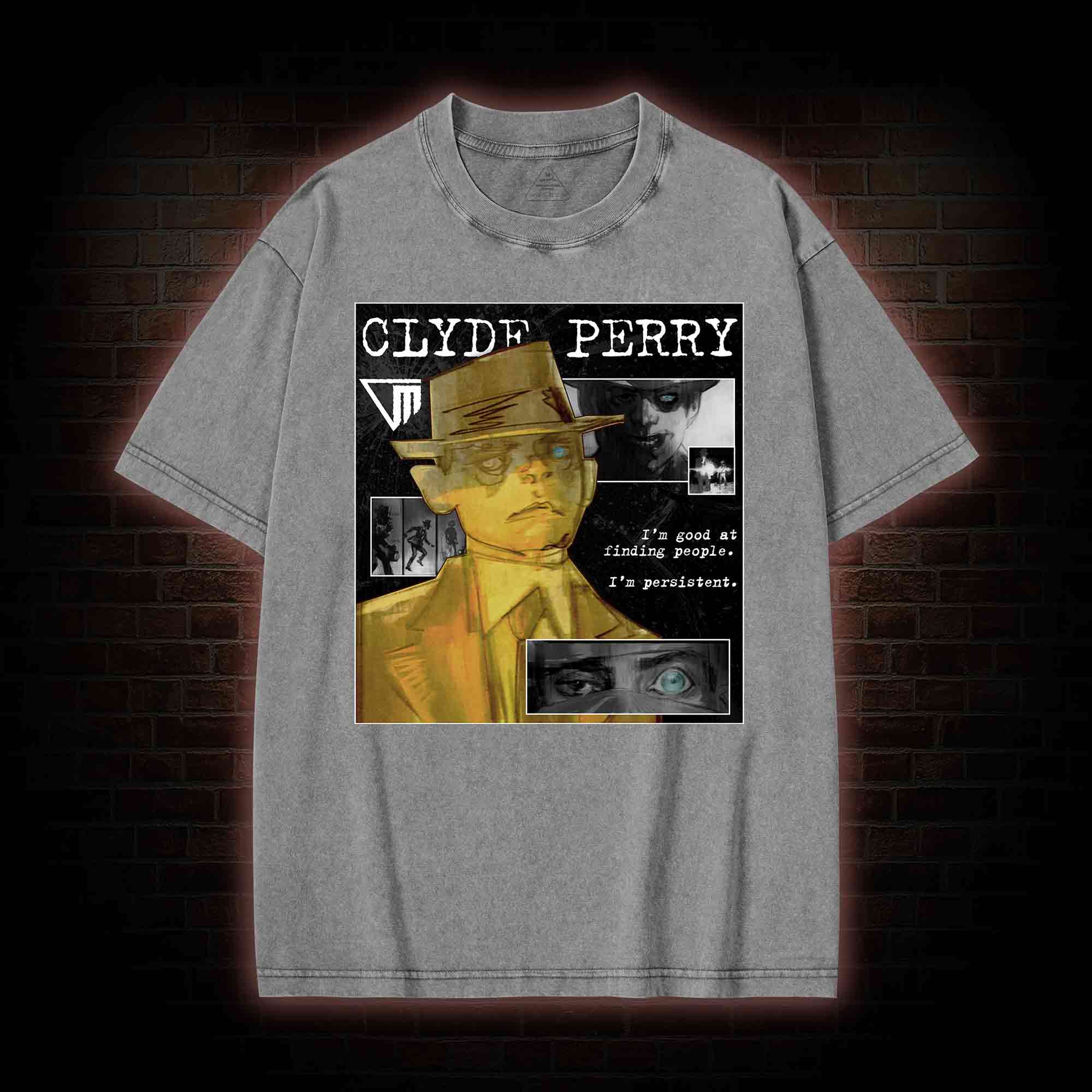 I'm Good at Finding People Washed T-shirt