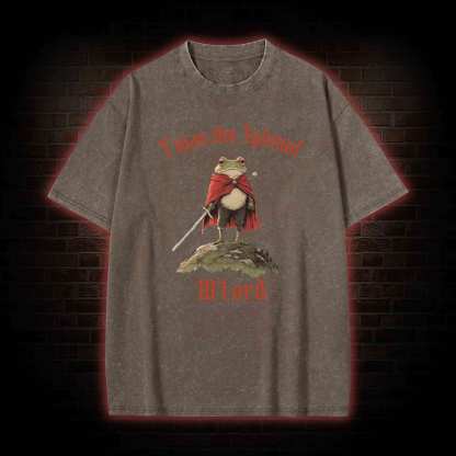 Funny Anti RFK Jr Frog Liberal Meme Washed T-shirt