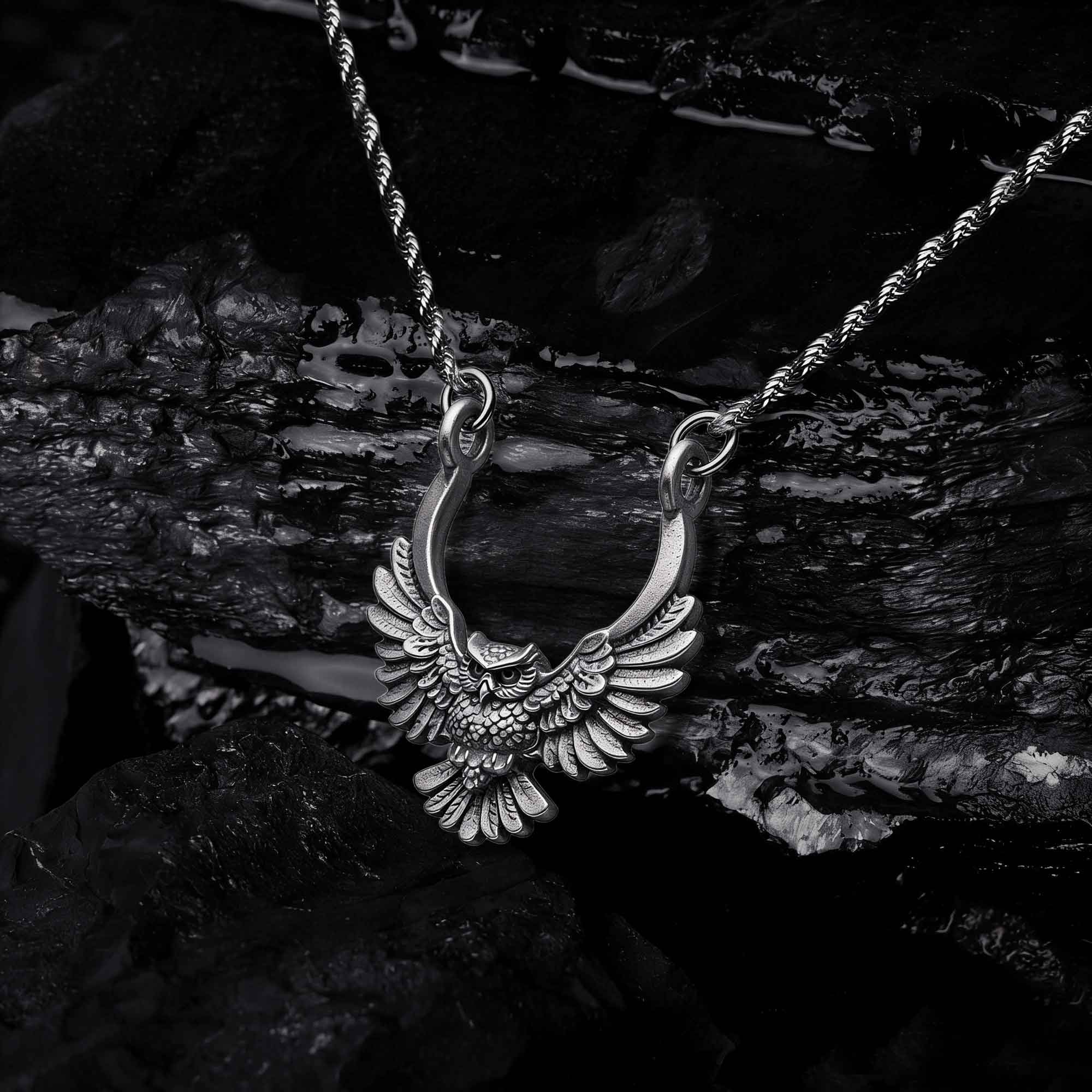 Owl Sculptural Necklace