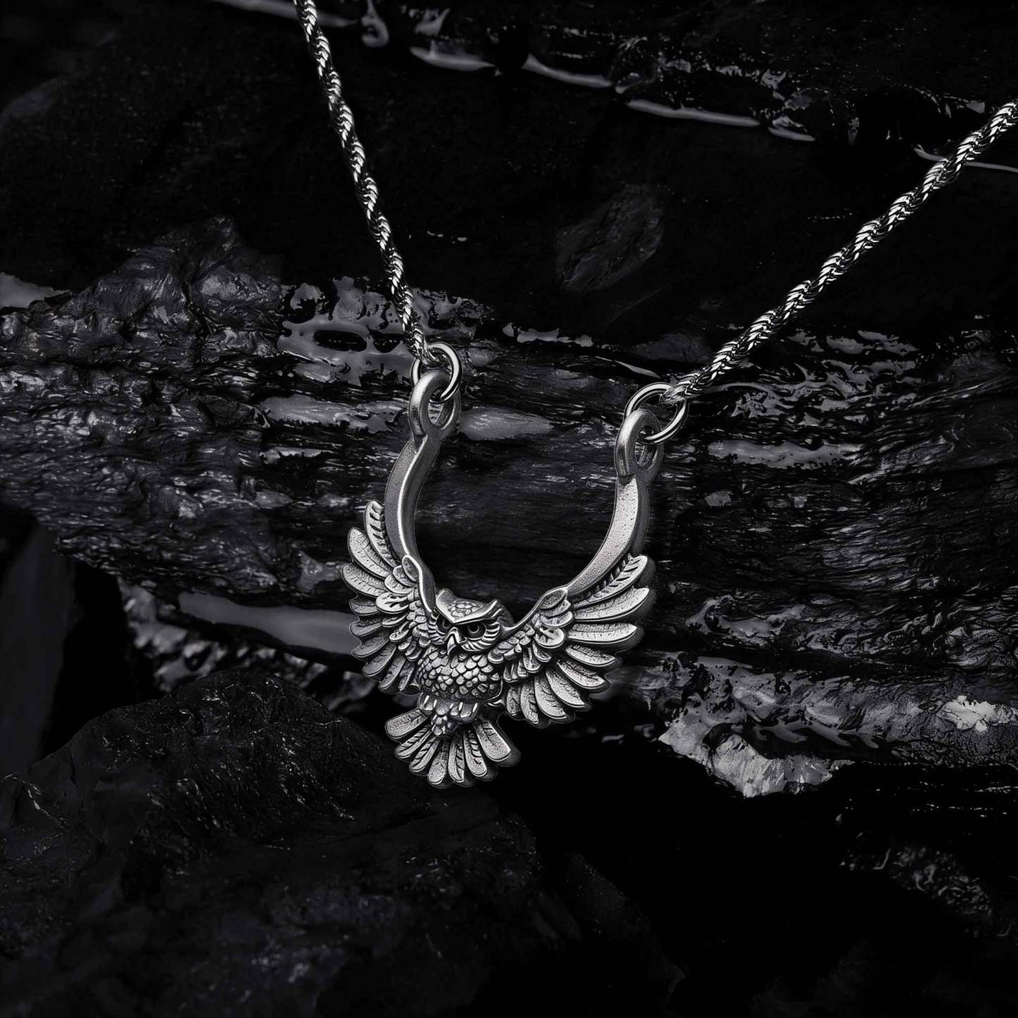 Owl Sculptural Necklace