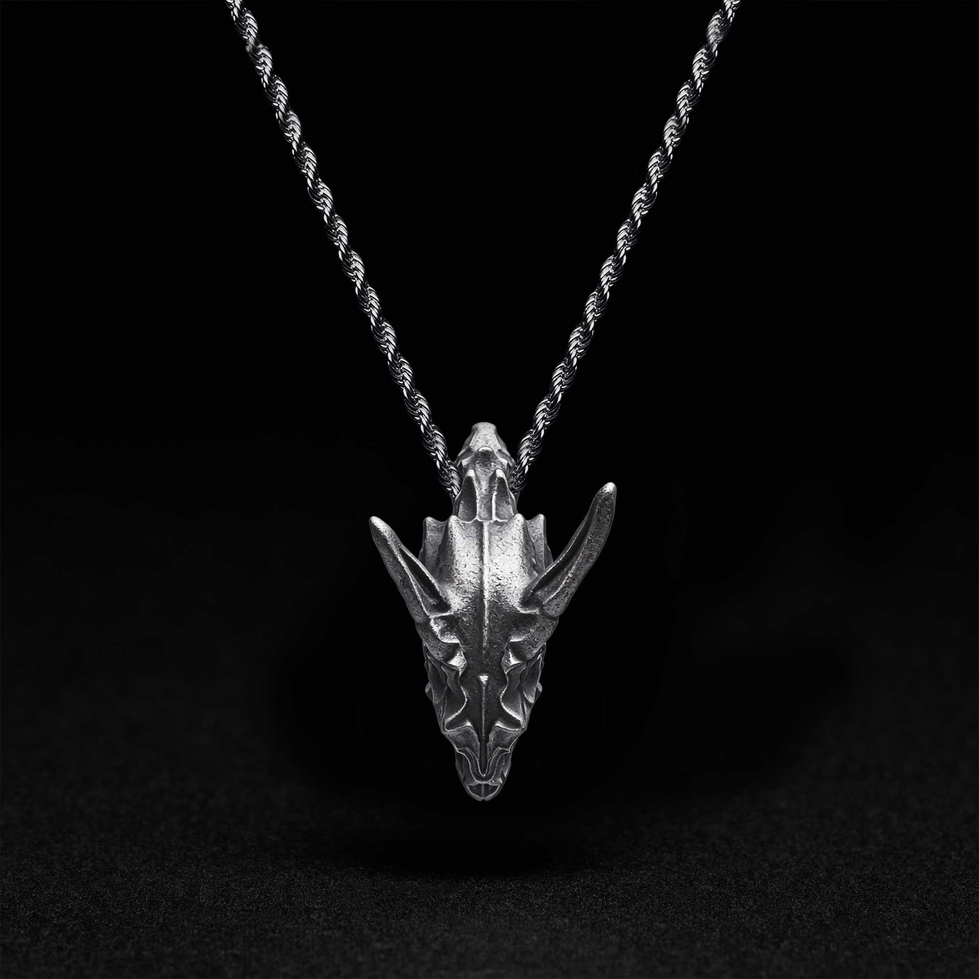 Viking Dragon Sculptural Necklace