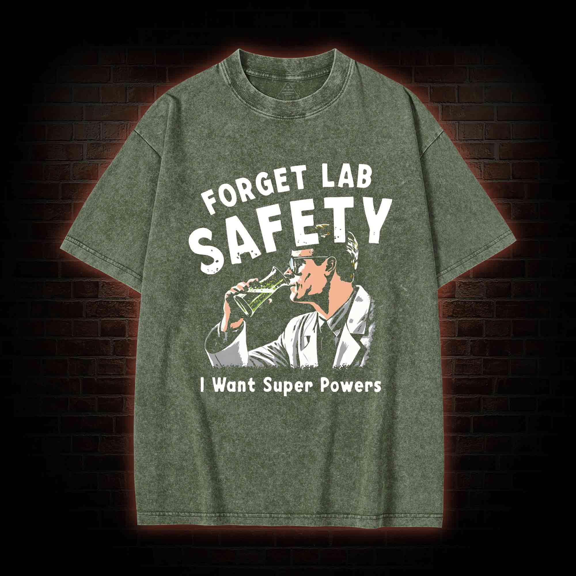 Forget Lab Safety Washed T-shirt