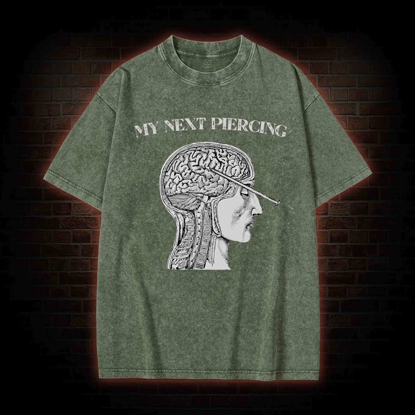 My Next Piercing Washed T-shirt