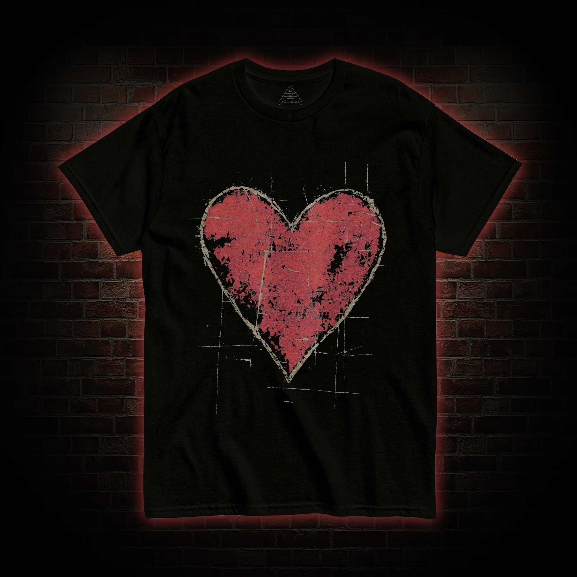 Distressed Heart T-shirt