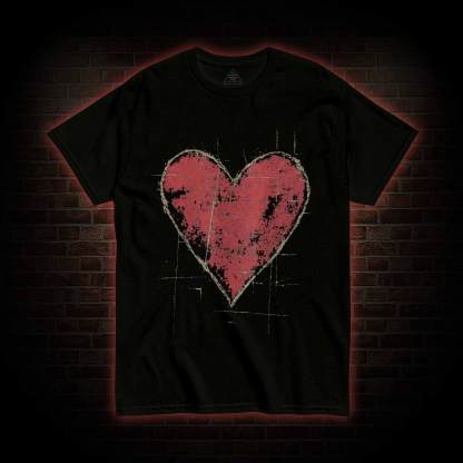 Distressed Heart T-shirt