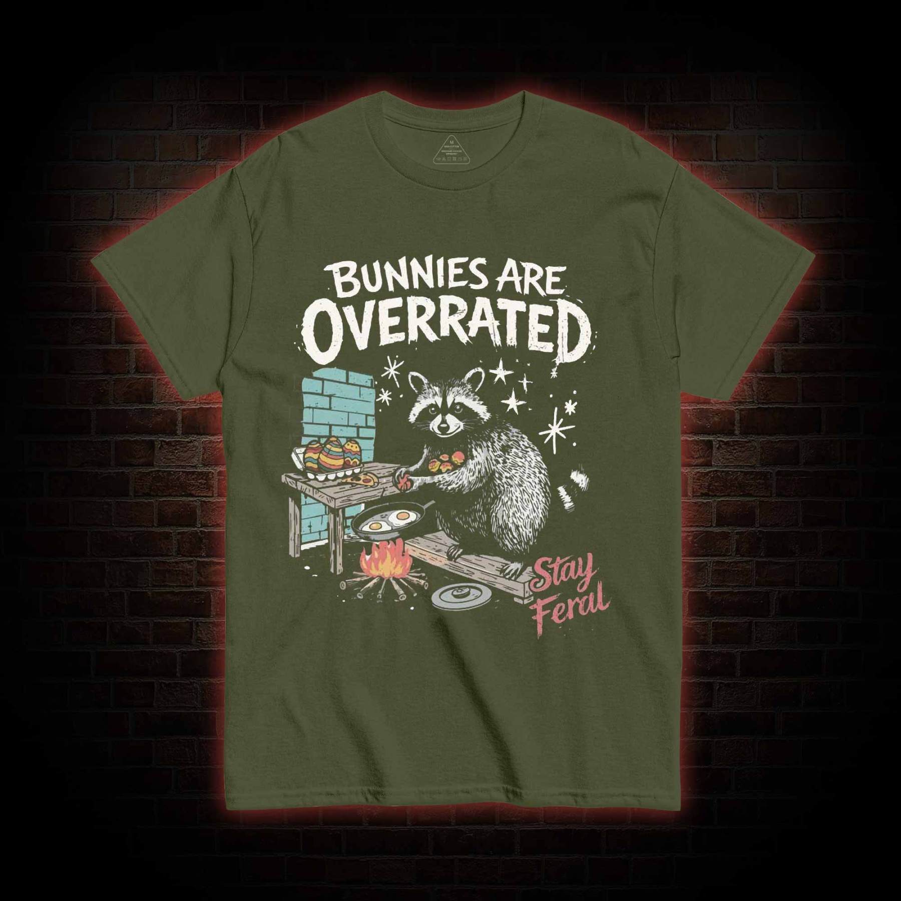 Bunnies are Overrated Stay Feral T-shirt