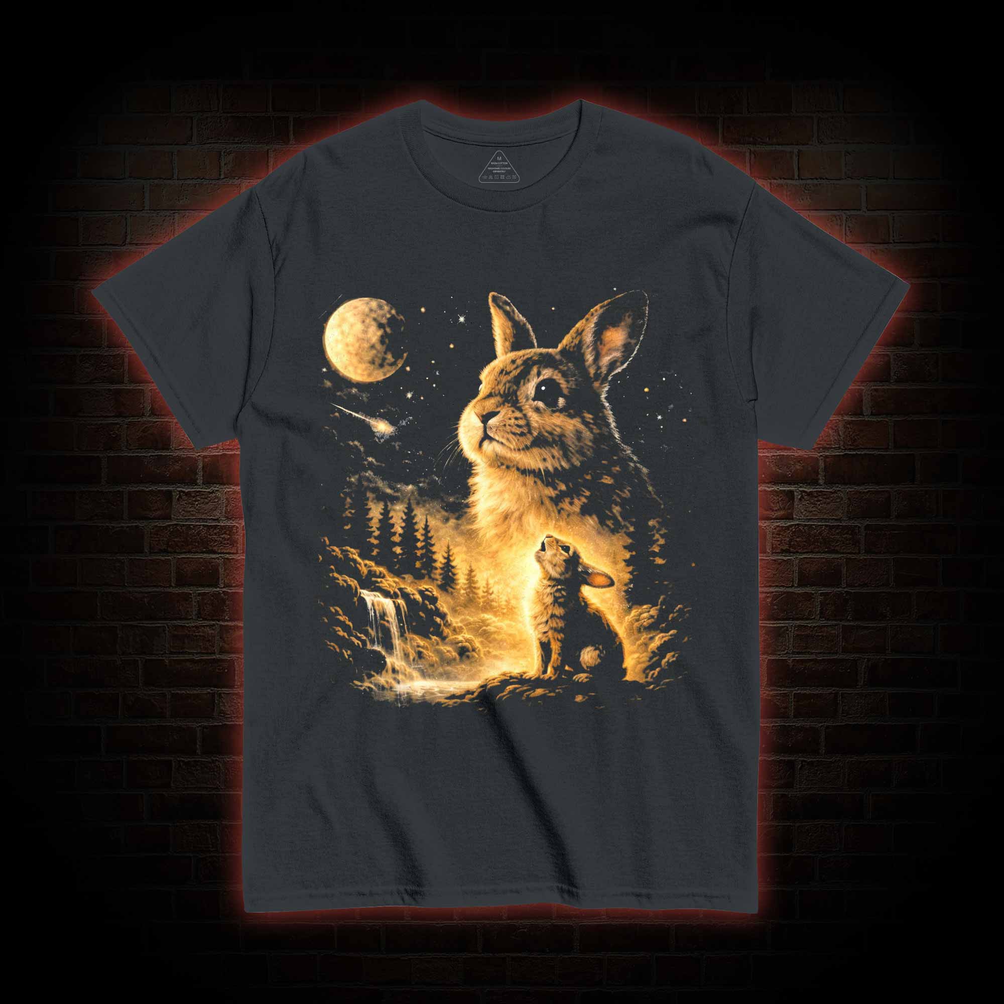 Bunny Howling to the Moon T-shirt