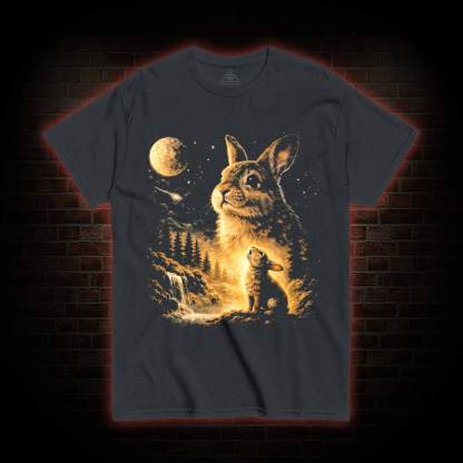 Bunny Howling to the Moon T-shirt