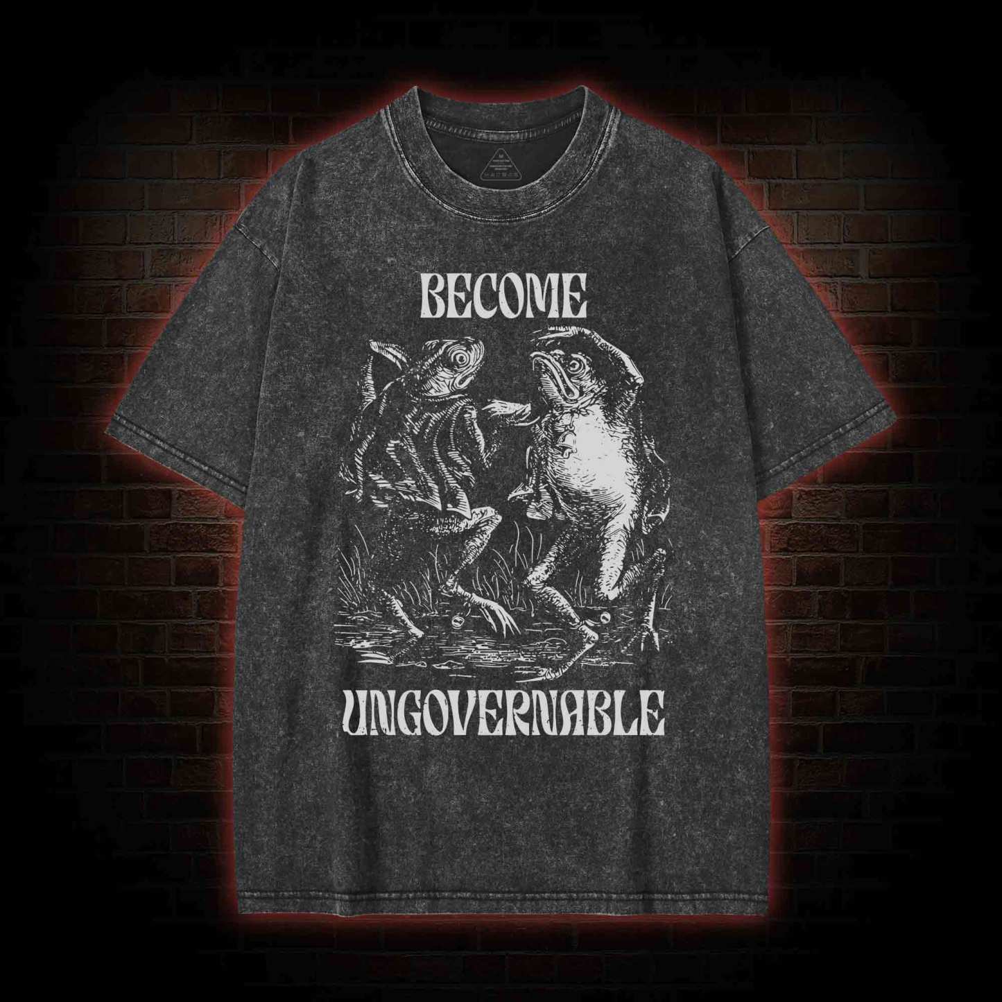 Become Ungovernable Washed T-shirt