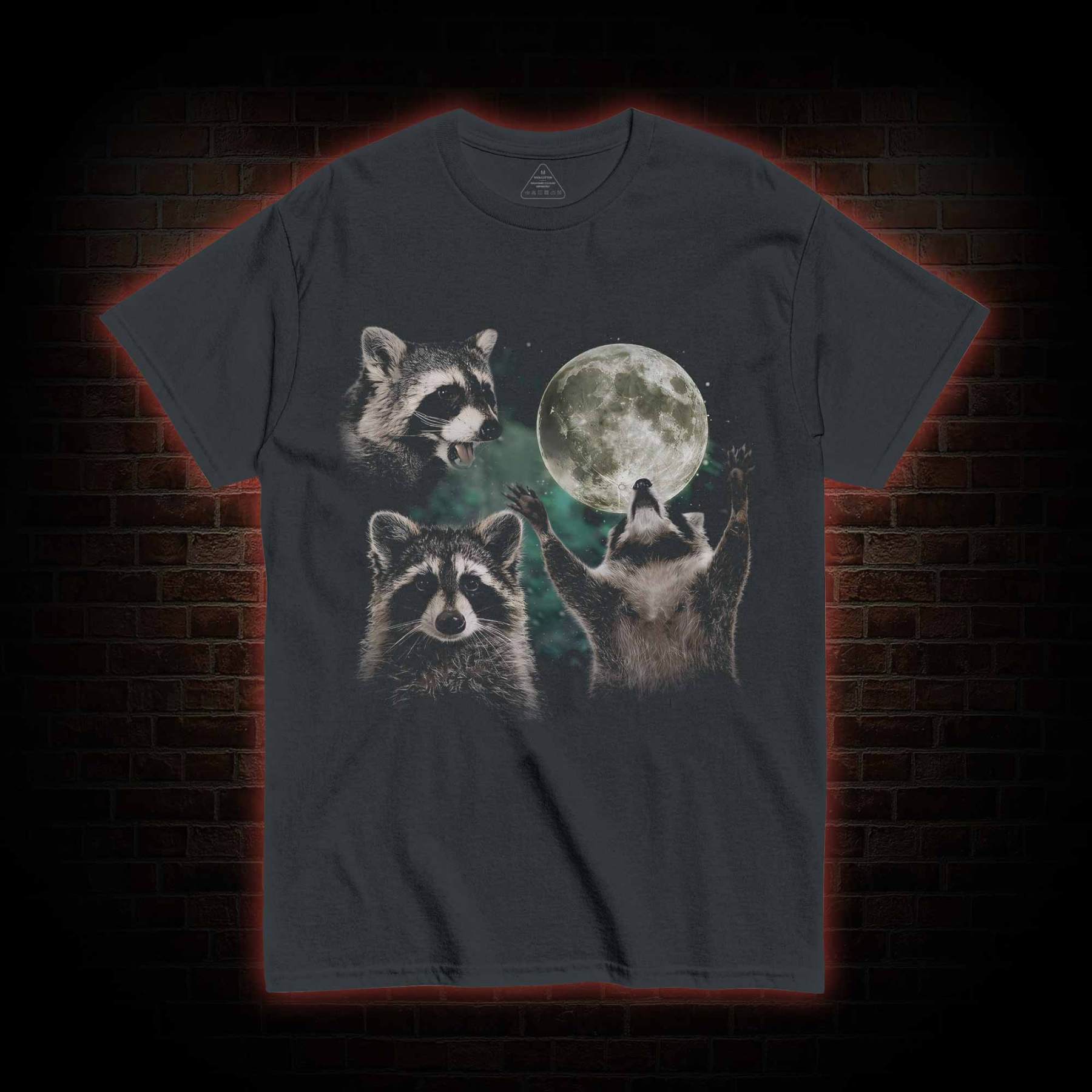 Three Raccoons T-shirt
